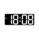 thumbnail image 4 of Reloj de Pared Digital con Control de Voz Regulable, Calendario de Escritorio, Despertador LED con Función de Repetición Y Fecha Y Temperatura para Sa Blanco, 4 of 5