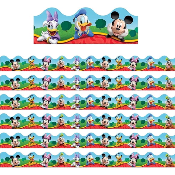 Moldura decorativa Toy EUREKA Mickey Mouse Clubhouse x6