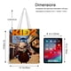 thumbnail image 5 of The Lion Kid 2 Bolso de tela con estampado de lienzo para mujer, bolsa de compras reutilizable y estética, con cremallera interior, regalo para mujer,40*45cm., 5 of 6