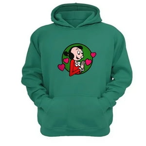 Genérico - Polerón Canguro Olivia Verde Aguamarina Talla Xl Unisex