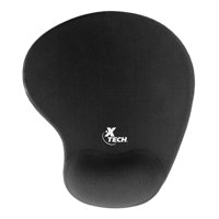 Xtech - Mouse Pad Gel Con Apoya Brazos Negro Negro Talla Única