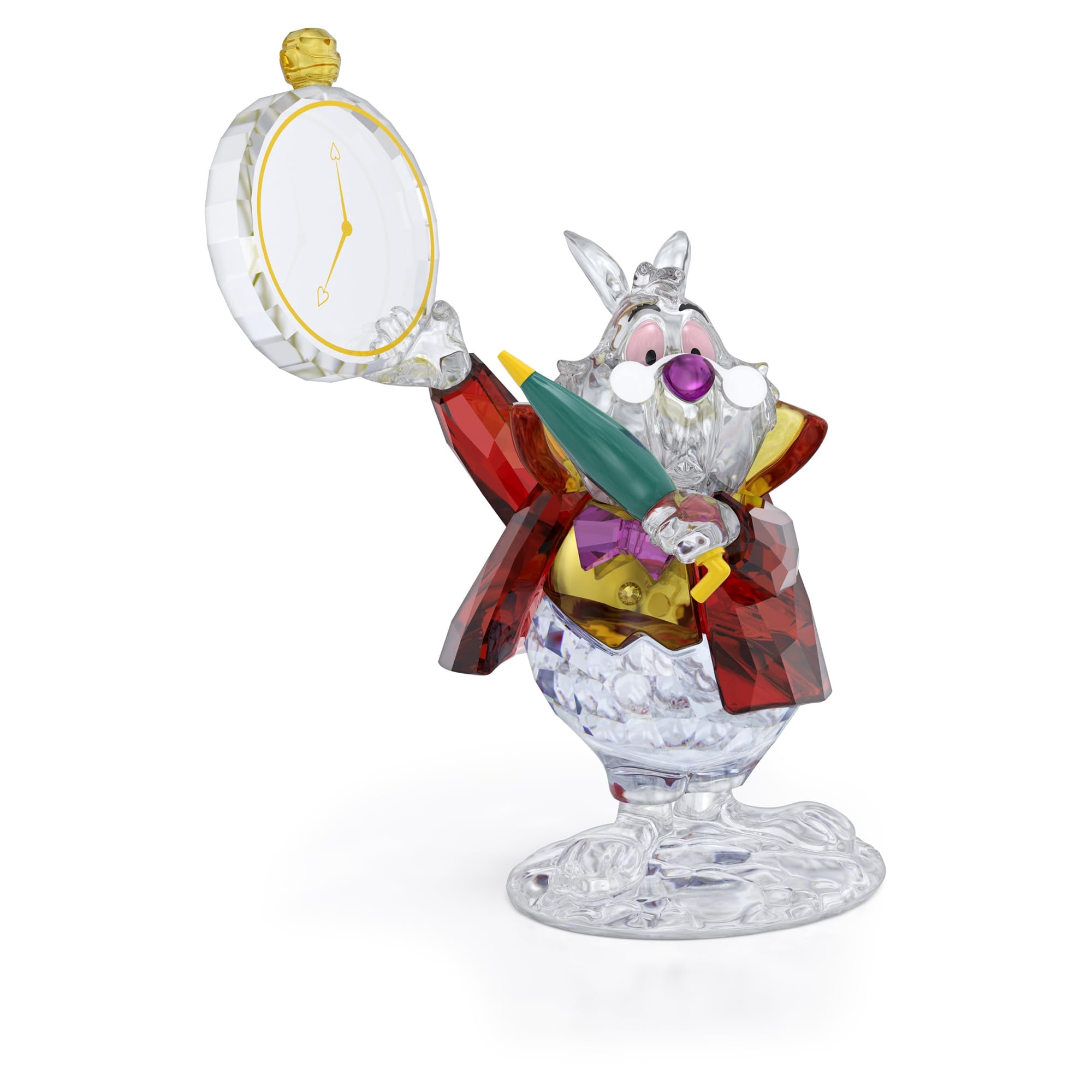 Figura Swarovski Conejo Blanco Alicia En El País De Las Maravillas