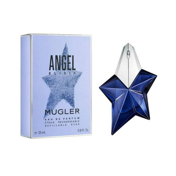 Perfume Mujer Angel Elixir Mugler EDP 25ml Recargable