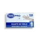 thumbnail image 1 of Guantes de Vinilo desechables transparentes 100un Talla L, 1 of 2