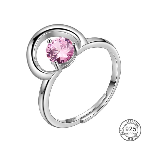 Stunning 925 Sterling Silver Constellation Ring with Zircon Adjustable Design - Perfect Gift for Women