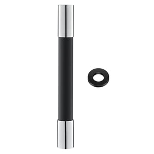 Magideal - Tubo De Extensión De Grifo Universal, Extensión De Grifo Ajustable Multipropósito A Prueba De Salpicaduras, Conector Flexible, Manguera De Agua , Negro 30Cm
