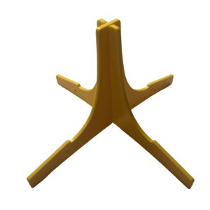 Magideal - Soporte De Trompetas Portátiles Soporte De Clarinete Músicos De Soporte De Trípode Regalos Estante De Trompeta Desmontable Ligero Para Flauta Saxofón Amarillo