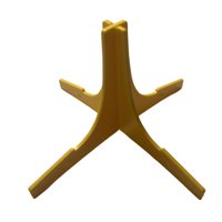 Magideal - Soporte De Trompetas Portátiles Soporte De Clarinete Músicos De Soporte De Trípode Regalos Estante De Trompeta Desmontable Ligero Para Flauta Saxofón Amarillo