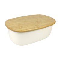 Bothyi - Caja De Pan Con Tapa De Tabla De Cortar Contenedor De Pan Multiusos Despensa De Galletas