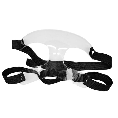Ioensy - Cubierta Facial Con Correa Ajustable, Protector Facial Protector Para La Nariz Para Fútbol
