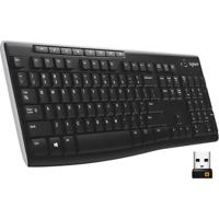 Genérico - Teclado Inalámbrico Logitech K270 Receptor 2.4Ghz Negro