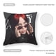 thumbnail image 5 of Billie Eilish Fundas de almohada de terciopelo con tema, regalos de funda de almohada, decoración para el hogar, cojín de lanzar, regalo de cumpleaños para fans y parejas. 60cm x 60cm., 5 of 6