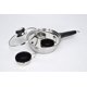 thumbnail image 1 of Sartén para escalfar huevos RUNZI de acero inoxidable con 4 tazas de 75 ml, 1 of 5