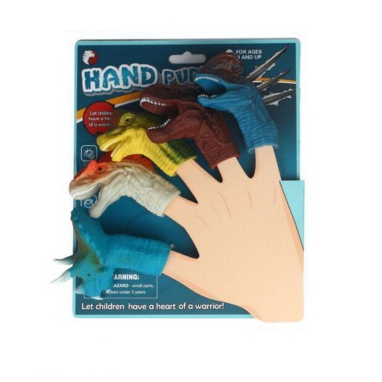 Homewell - Set De Títeres Para Dedos De Dinosaurio (5u)