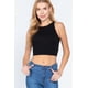 thumbnail image 1 of Saronite Top Corto Básico de Tirantes con Cuello Halter, Negro (para Mujer), 1 of 4