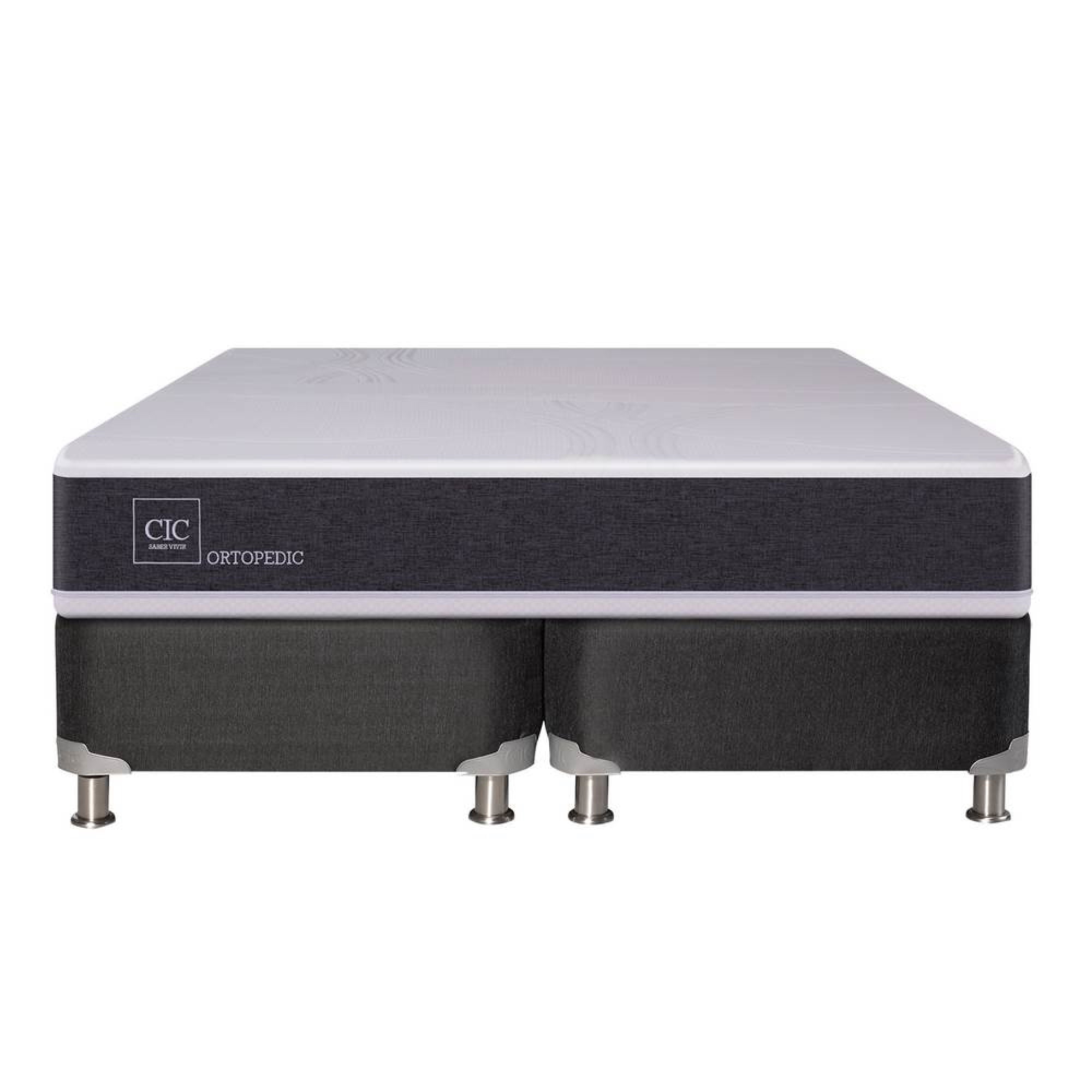 Box Spring New Ortopedic 2 Plaza Base Dividida