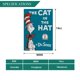 thumbnail image 3 of Dr. Seuss-bandera de jardín temática. Regalo perfecto para fans, amigos y familiares, ideal para actividades al aire libre y decoración de fiestas.28CM*45CM, 3 of 5