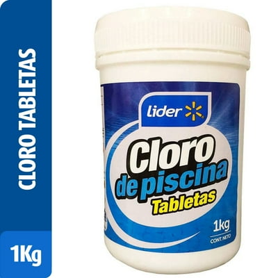 Cloro Piscina Tabletas 1 Kg Lider