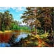 thumbnail image 1 of DIY Landscape 5D ArtificialDiamond Painting Full Round Diamond Mosaic Flower Diamond Embroidery Cross Stitch Wall Art Decor, 1 of 3