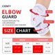 thumbnail image 2 of Protectores de codo Cienfy Youth‑S blanco para béisbol y softbol, 2 of 7