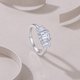 thumbnail image 4 of Anillo de Compromiso de Moissanita de 2 Quilates Color D VVS1 Anillos de Diamante para Mujer Anillos de Boda de Moissanita de Plata Esterlina 925 Talla 5-9, 4 of 7