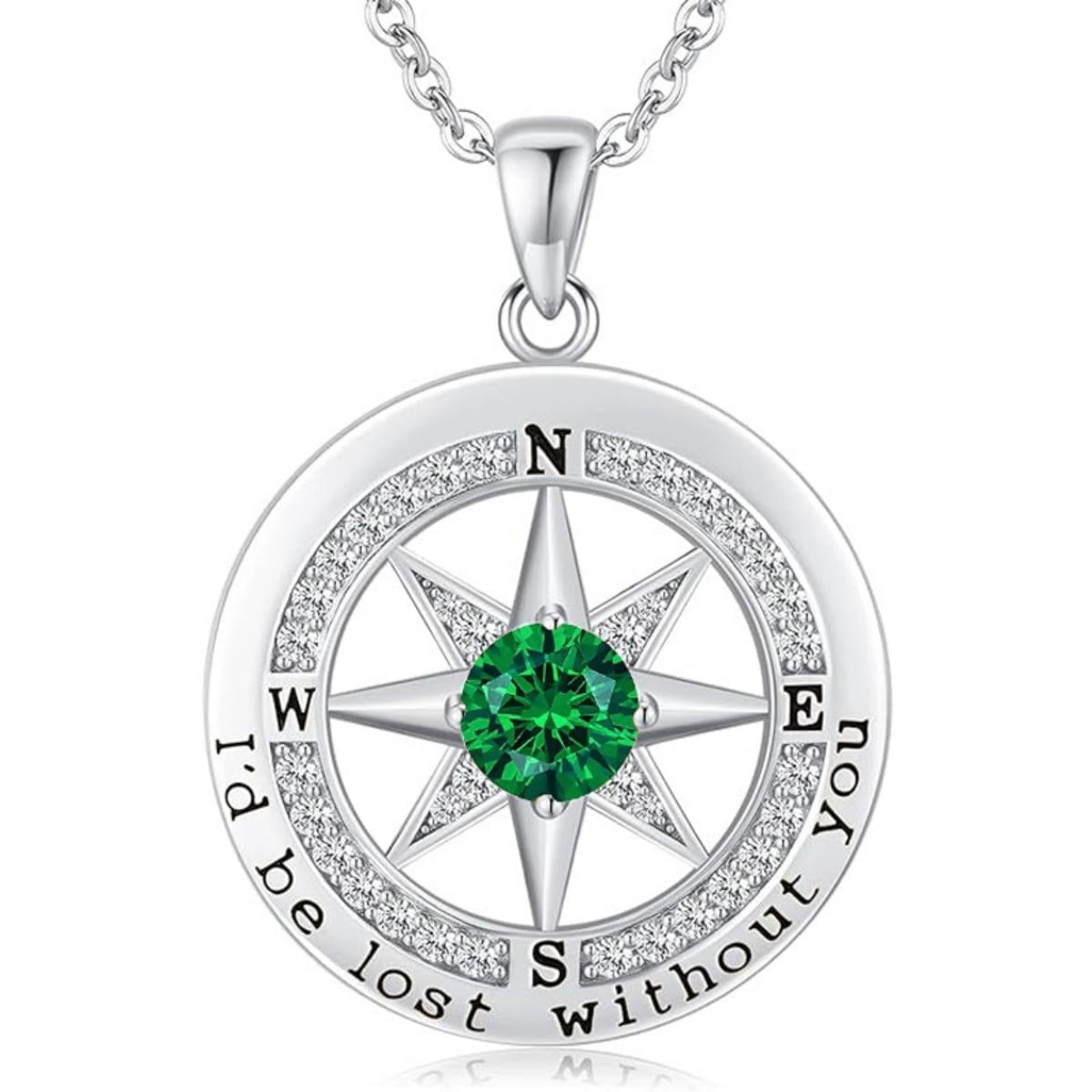 Collar Heshpaws Compass Plata