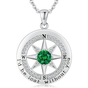 Collar Heshpaws Compass Plata