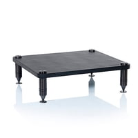 Repisa Para Equipo En Cuero Norstone (Negro) Como2Bk