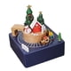 thumbnail image 2 of Caja Musical Tren De Navidad Con Tren Giratorio Para Niños Coleccionable Azul, 2 of 5