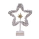 thumbnail image 3 of Mini adorno navideño de mesa con luz, decoración navideña, adorno navideño para chimenea, suministros para fiestas, estante para barras en interiores Estrella, 3 of 5