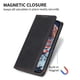 thumbnail image 4 of Funda tipo cartera con bloqueo RFID para Samsung Galaxy A56 Con tapa abatible, portatarjetas, cierre magnético, TPU y soporte Negro, 4 of 6
