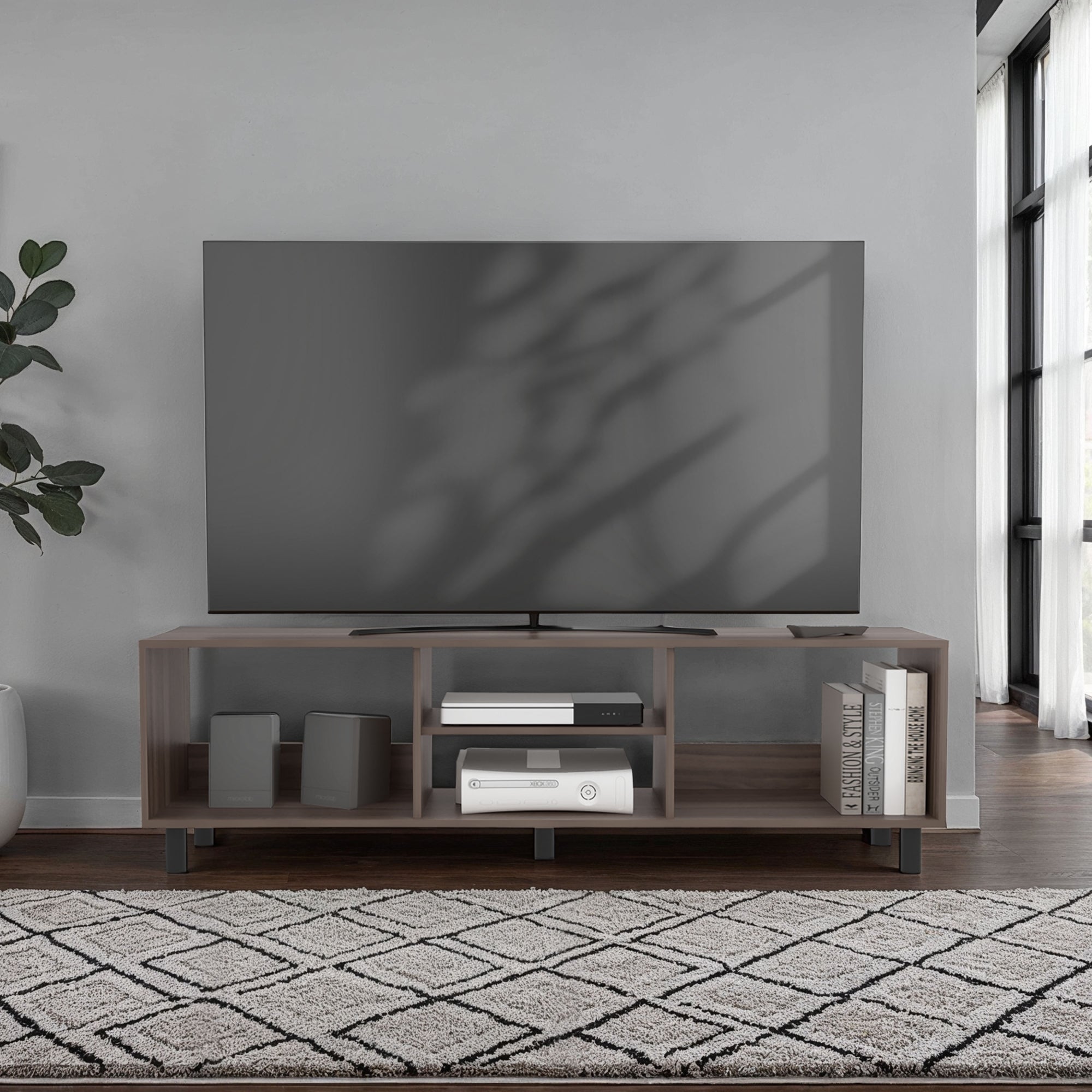 Tuhome - Rack Tv 70"" Tunez 47,5X160X35 Cm Avellana