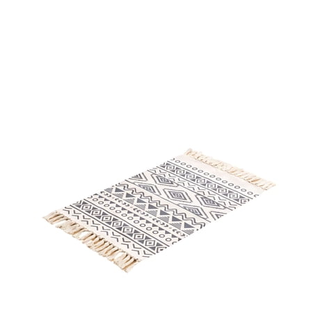 Genérico - Set De 3 Alfombras De Lino 60X90 Cm Para Bajada De Cama V17