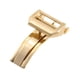 thumbnail image 1 of Cierre Plegable A Prueba De óxido, Hebilla De Mariposa De 18 Mm Para Reloj De Pulsera De Caucho Para Hombre, Color Dorado, 1 of 3