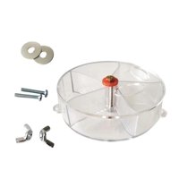 Magideal - Juguetes De Búsqueda De Pájaros Para Loros Rueda De Búsqueda De Alimentos Para Loros Grandes Alimentador Automático De Pájaros Caja De Alimentación Po