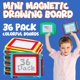 thumbnail image 2 of Pack de 36 Tableros de Dibujo Magnéticos Bedwina Borrables, 2 of 7