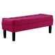 thumbnail image 2 of Banqueta Wood 2c Felpa 00 Burdeo, 2 of 4