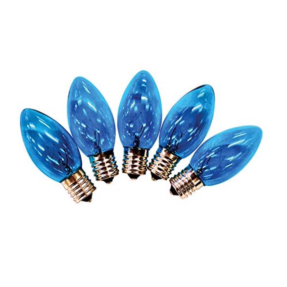 Bombilla navideña Holiday Bright Lights C9 azul, paquete de 25