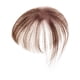 thumbnail image 3 of Flequillo Con Clip Para Mujeres Y Niñas, Extensión Elegante, Estilo Francés, Castaño Claro., 3 of 5