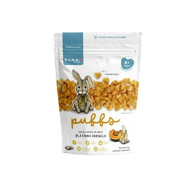 Cereal Puffs Plátano Y Zapallo 50 G Kuna Foods