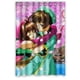 thumbnail image 1 of Cortina de ducha Sakura Momoko, juego de cortinas de baño con ganchos, tamaño 48 x 72 pulgadas, 1 of 3