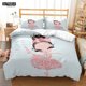 thumbnail image 1 of v1371 Bed Sheets Ballet Girls Minimalist Fashion Bed Three Piece Set Customizable Bedding Set Soft And Comfortable Comforter Bedding Sets 3-Piece Bedding Set (1 Duvet Cover + 2 Pillow Shams) Bed She, 1 of 5