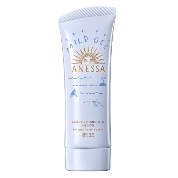 Sunscreen Anessa By Shiseido Mineral UV Mild Gel SPF35 90mL