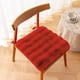 thumbnail image 1 of Xiao Hua Cojín de Felpa Tipo Conejo Rojo -2 Piezas, Cojín Cuadrado para Silla de Comedor de 15.75 X 15.75 Pulgadas, Tela de Respaldo Antideslizante, Cojín para Silla de Comedor de Textura Esponjosa, 1 of 4