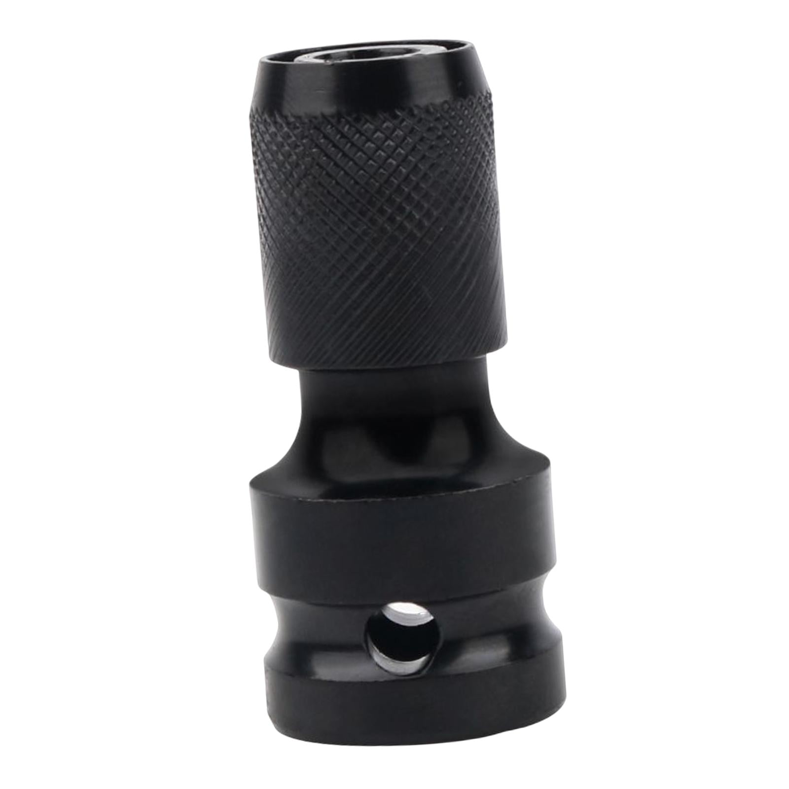 Magideal - Llave De Impacto, Broca De Conversión, Controlador De Impacto, Portabrocas, Cambio Rápido, Herramienta Eléctrica, Adaptador, Taladro, Portabrocas, Con 1/2 A 1/4 Estiramiento