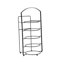 Bothyi - Estantes Extensibles Para Encimera, Decoración De Habitación, Estante De Almacenamiento De Cocina De Metal De 23X45Cm, Negro