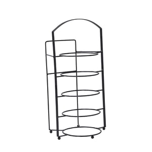 Bothyi - Estantes Extensibles Para Encimera, Decoración De Habitación, Estante De Almacenamiento De Cocina De Metal De 23X45Cm, Negro