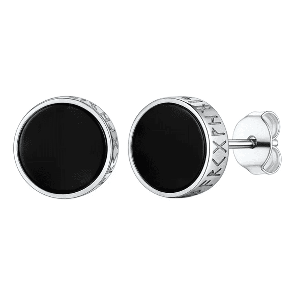 Par Aros Aretes Unisex Acero Inoxidable Hipoalergénicos Para Hombre Y Mujer Plata