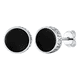 thumbnail image 1 of Par Aros Aretes Unisex Acero Inoxidable Hipoalergénicos Para Hombre Y Mujer Plata, 1 of 7