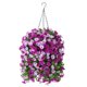 thumbnail image 1 of Cestas colgantes INXUGAO con flores artificiales Darkorchid, 1 of 8